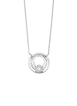 Best Elegante Halskette mit synth. Zirkonia Damen Halsketten