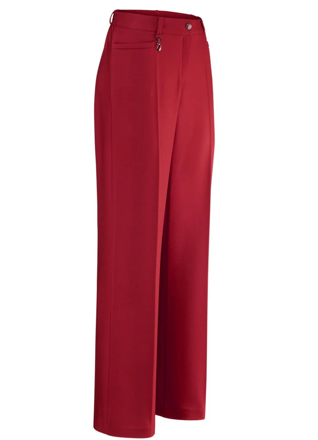 Damen Mona Lange Hosen<Elegante Hose mit apartem Zieranhänger