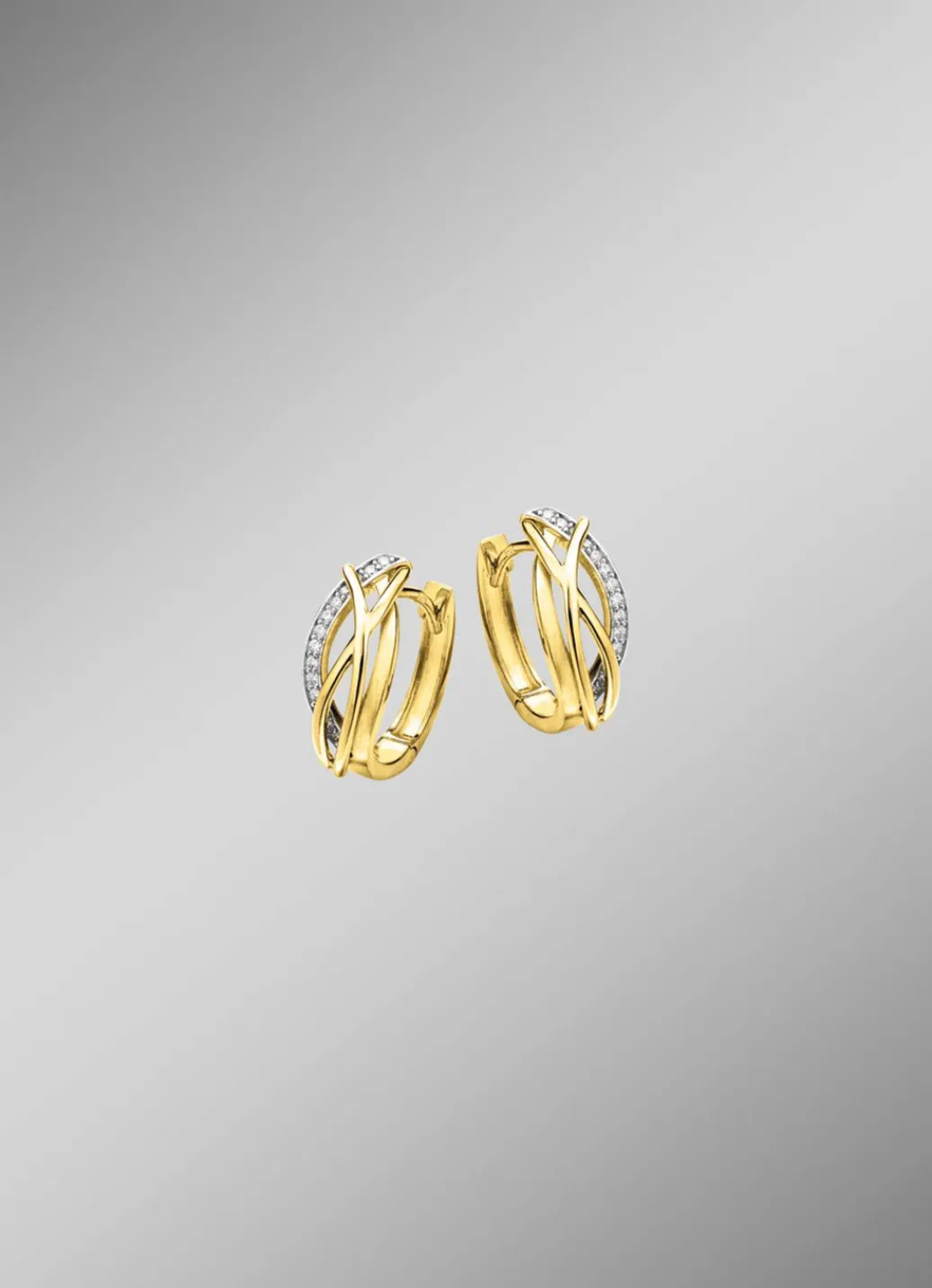 Damen Mona Ohrschmuck<Elegante Klappcreolen