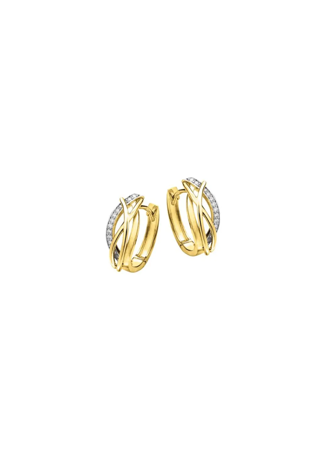 Damen Mona Ohrschmuck<Elegante Klappcreolen