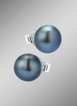 Damen Mona Ohrschmuck<Elegante Ohrstecker mit Tahiti-Zuchtperlen