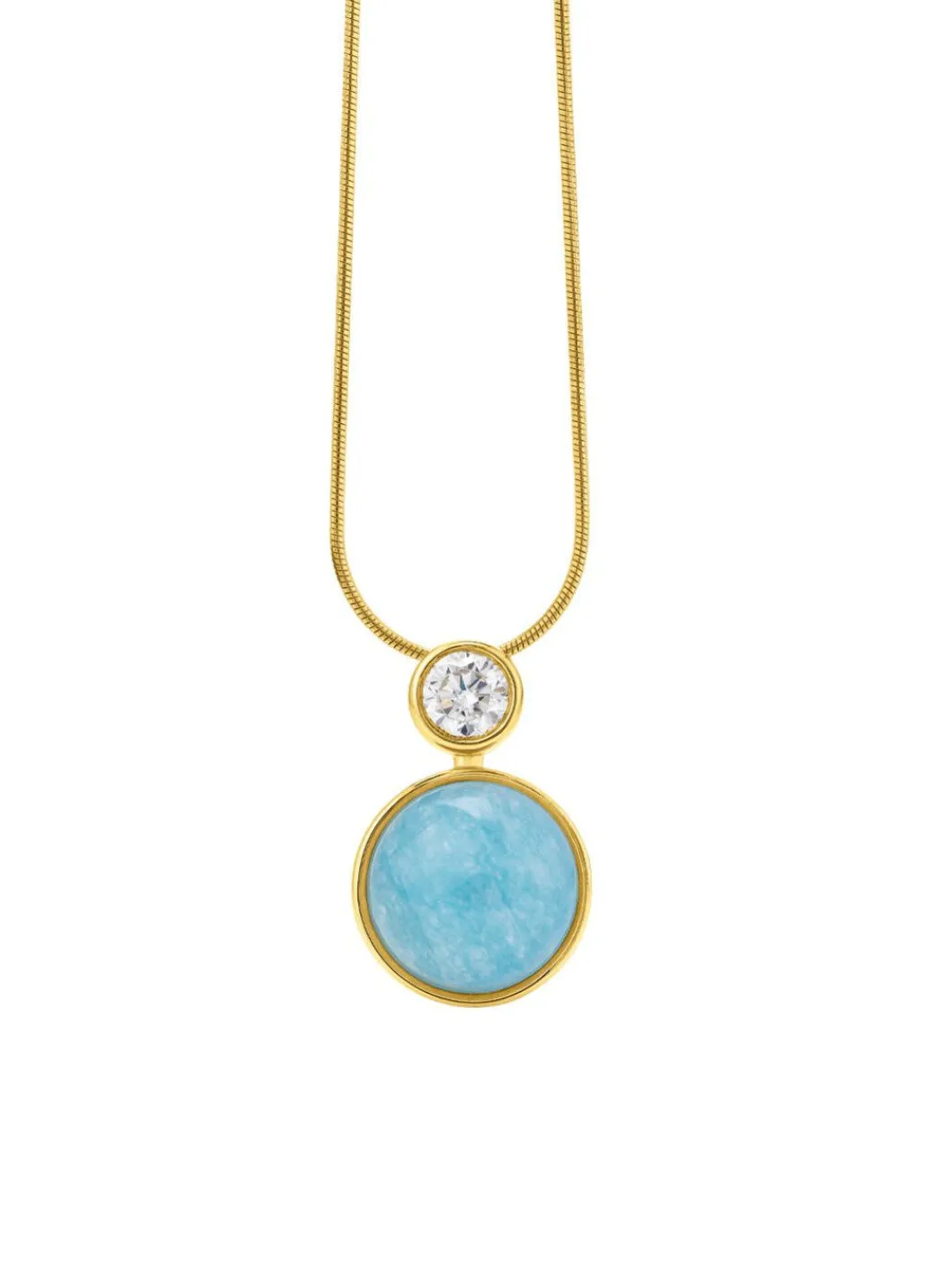 New Elegante Raffinesse: Anhänger mit echtem, blauem Chalcedon Damen Anhänger