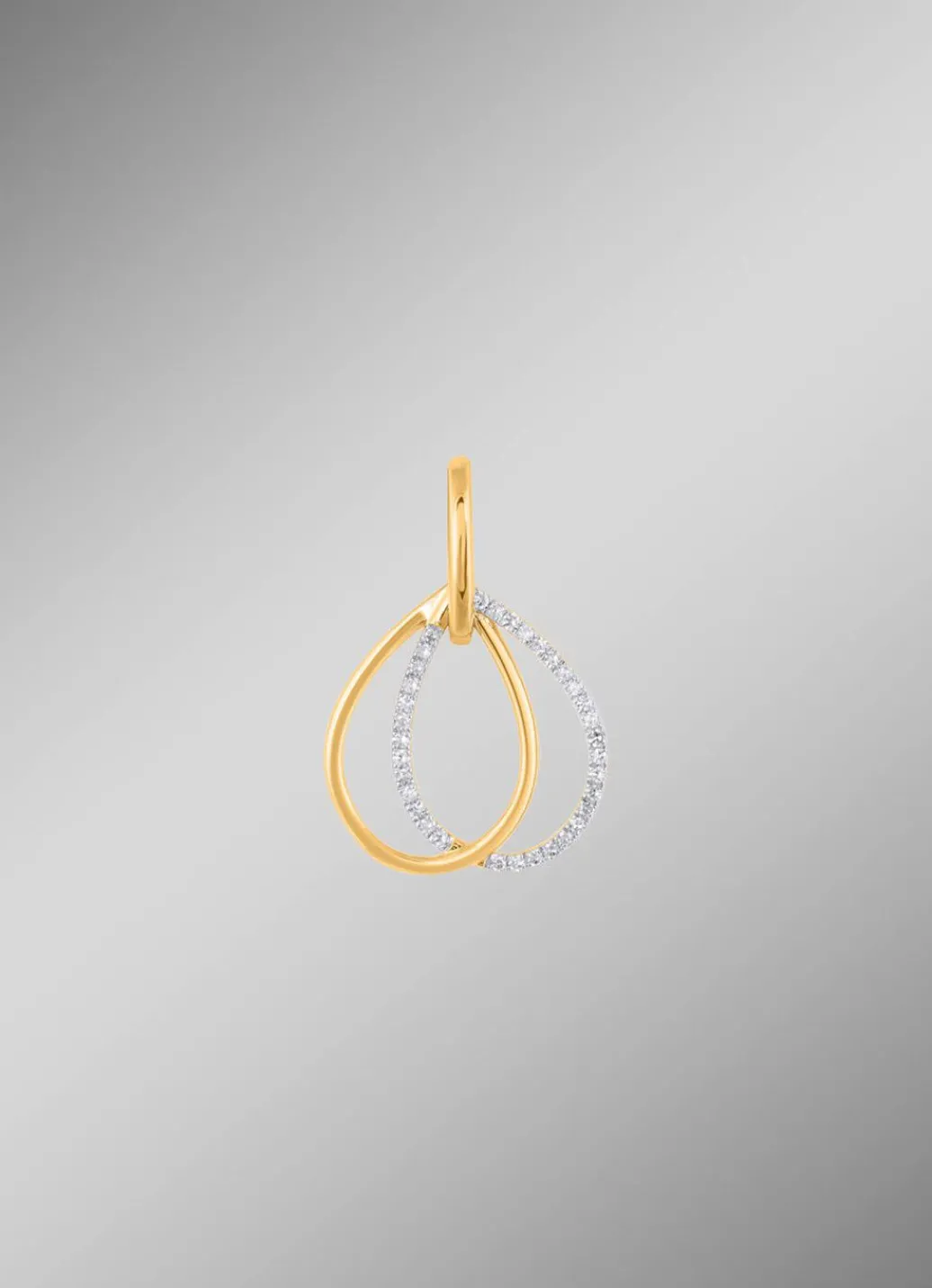 New Eleganter Anhänger mit 34 Diamanten Damen Anhänger