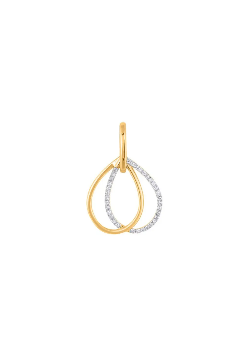 New Eleganter Anhänger mit 34 Diamanten Damen Anhänger