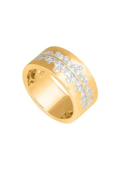 Discount Eleganter Damenring mit 49 Brillanten Damen Ringe