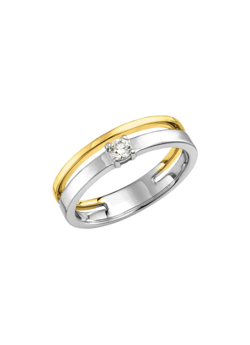 Online Eleganter Damenring mit Brillant Damen Ringe