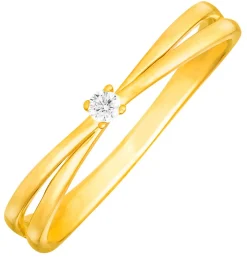Discount Eleganter Damenring mit Brillant Damen Ringe
