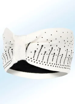Clearance Elegantes Damen-Stirnband, mit Glitzer-Applikationen Mützen & Hüte
