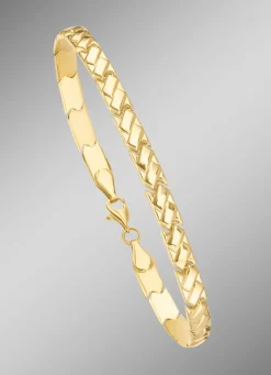 Discount Elegantes, glänzendes Armband mit Karabiner Damen Armbänder