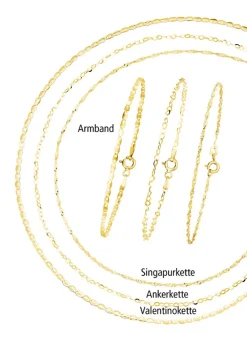 Outlet Elegantes 6-teiliges Schmuck-Set aus Silber Damen Halsketten|Armbänder