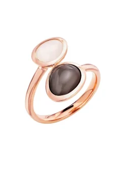 Damen Mona Ringe<Eleganz in Roségold – Damenring mit echtem Mondstein
