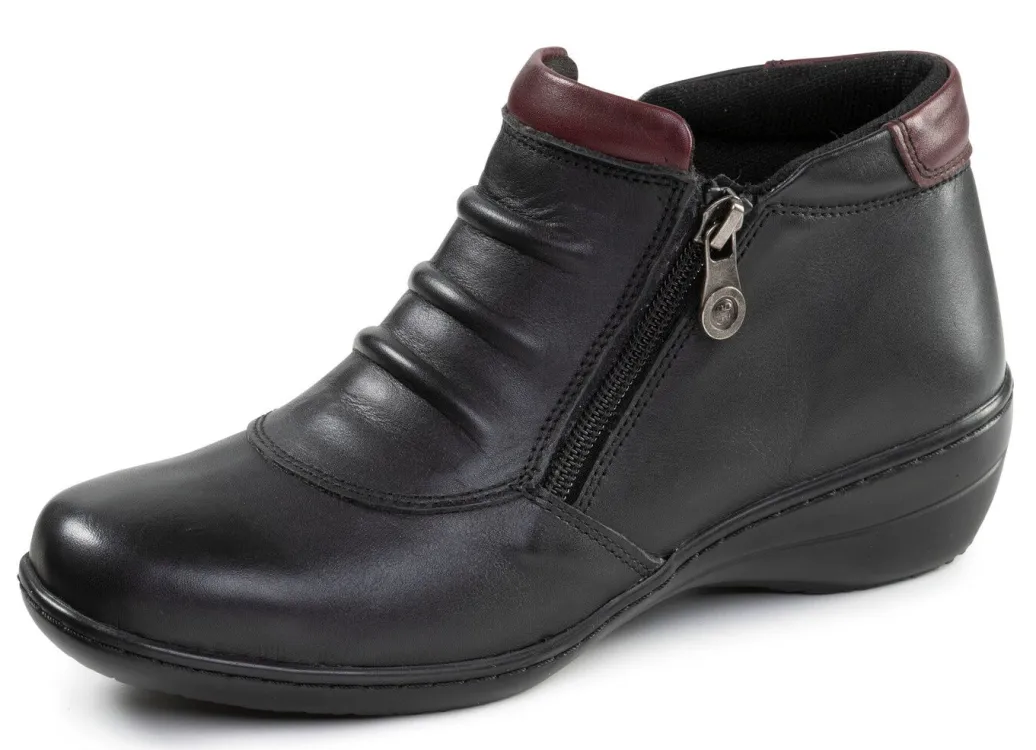 Best ELENA EDEN, bequeme Damen-Boots, Weite H, mit herausnehmbarem Fußbett Damen Stiefel & Stiefeletten