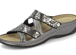 Discount ELENA EDEN, bequeme Damen-Pantoletten, Weite G, mit Klettverschluss Damen Pantoletten
