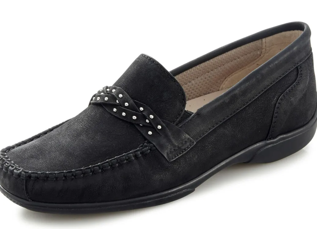 Best ELENA EDEN, bequeme Damen-Slipper, Weite H, mit herausnehmbarem Fußbett Damen Slipper