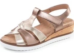 Hot ELENA EDEN, bequeme Damen-Sandalen, Weite H, mit herausnehmbarem Fußbett Damen Sandalen