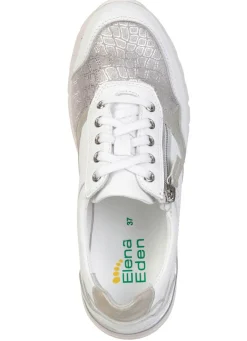 Outlet ELENA EDEN, bequeme Damen-Sneaker, Weite H, mit herausnehmbarem Fußbett Damen Schnürschuhe
