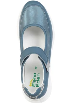 ELENA EDEN, bequeme Damen-Spangenschuhe, Weite H, mit herausnehmbarem Fußbett Damen Slipper