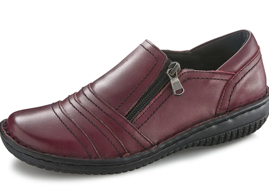 ELENA EDEN, bequeme Damen-Slipper, Weite G, mit herausnehmbarem Fußbett Damen Slipper