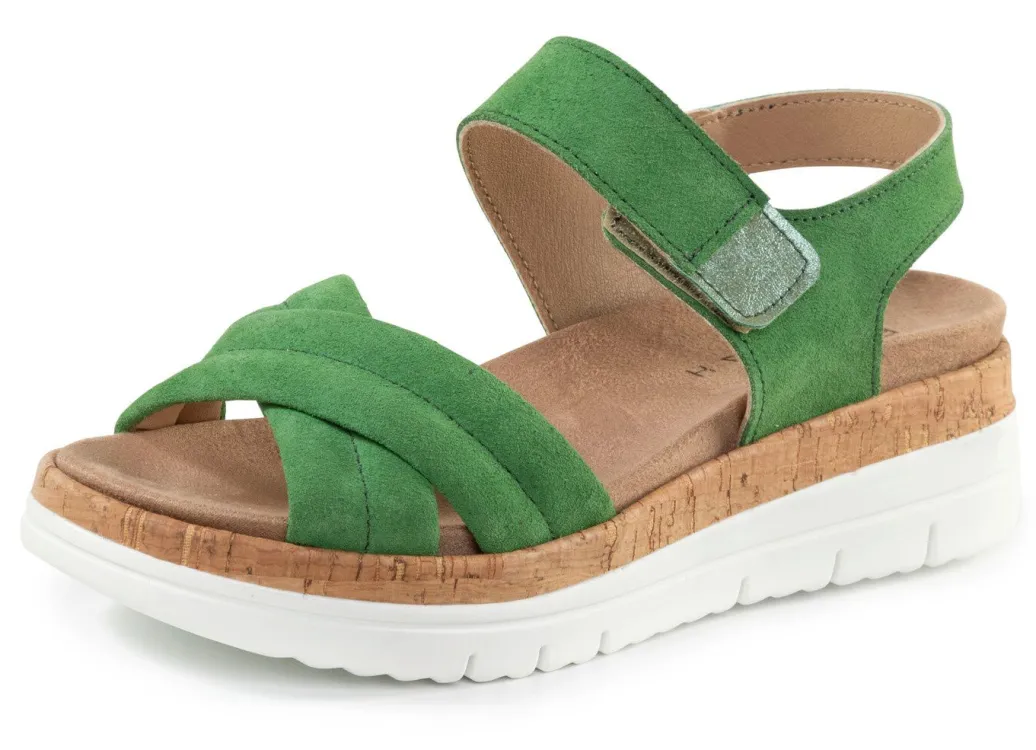 Sale ELENA EDEN, bequeme Damen-Sandalen, Weite H, mit herausnehmbarem Fußbett Damen Sandalen