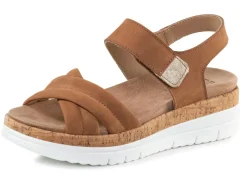 Hot ELENA EDEN, bequeme Damen-Sandalen, Weite H, mit herausnehmbarem FuĂbett Damen Sandalen