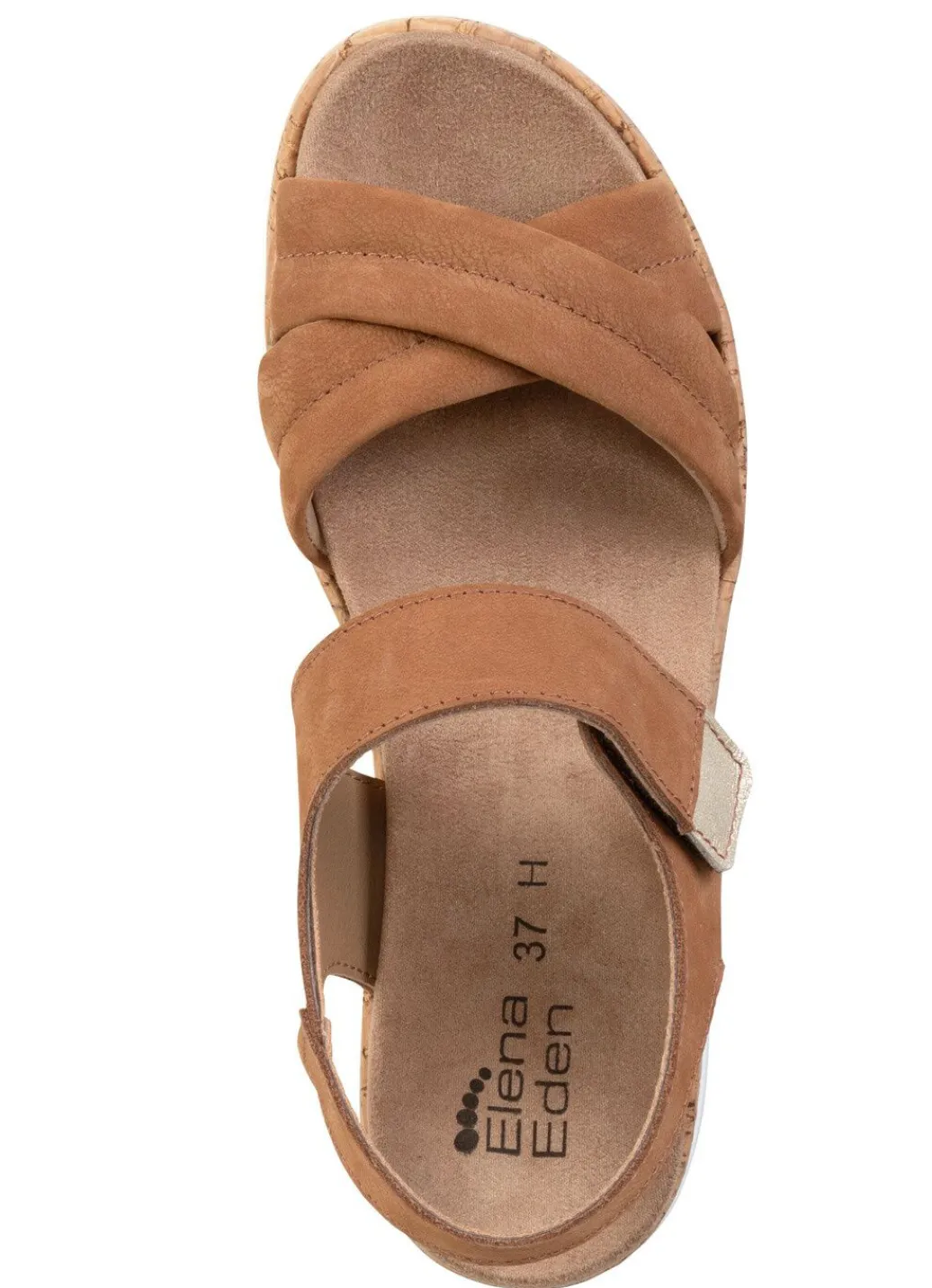 Hot ELENA EDEN, bequeme Damen-Sandalen, Weite H, mit herausnehmbarem Fußbett Damen Sandalen