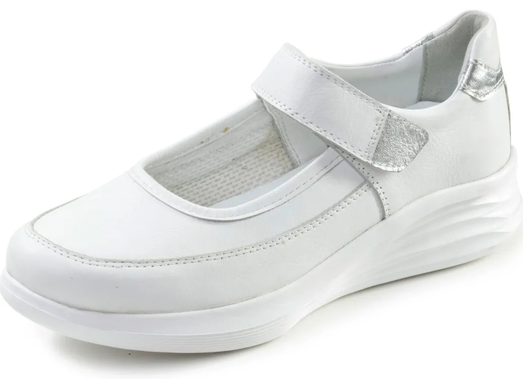 ELENA EDEN, bequeme Damen-Spangenschuhe, Weite H, mit herausnehmbarem Fußbett Damen Slipper