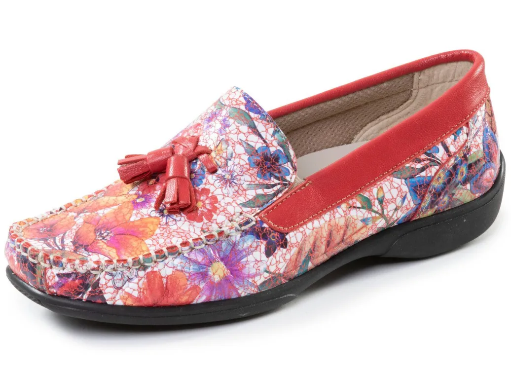 Sale ELENA EDEN, bequeme Damen-Slipper, Weite H, mit herausnehmbarem Fußbett Damen Slipper