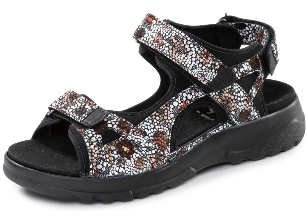 New ELENA EDEN, bequeme Damen-Sandalen, Weite H, mit herausnehmbarem Fußbett Damen Sandalen