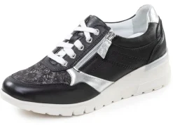 Hot ELENA EDEN, bequeme Damen-Sneaker, Weite H, mit herausnehmbarem Fußbett Damen Schnürschuhe