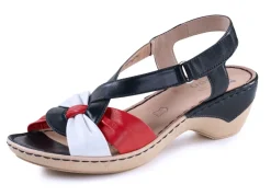 Discount ELENA EDEN, elegante Damen-Sandaletten, Weite H, mit Klettspange Damen Sandalen
