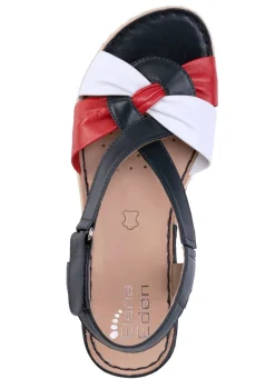 Discount ELENA EDEN, elegante Damen-Sandaletten, Weite H, mit Klettspange Damen Sandalen