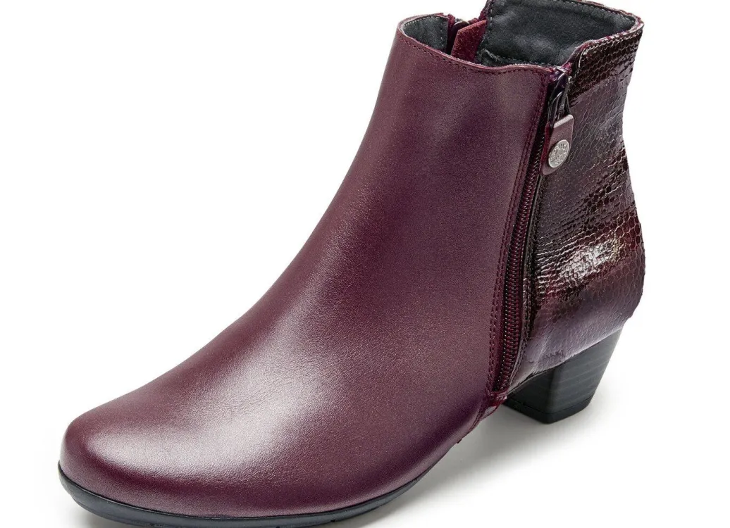 Hot ELENA EDEN, elegante Damen-Stiefeletten, Weite G, mit herausnehmbarem Fußbett Damen Stiefel & Stiefeletten