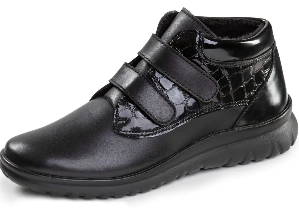 Hot ELENA EDEN, gefütterte Damen-Boots, Winterschuhe, Weite G, mit herausnehmbarem Fußbett Damen Winterschuhe|Stiefel & Stiefeletten