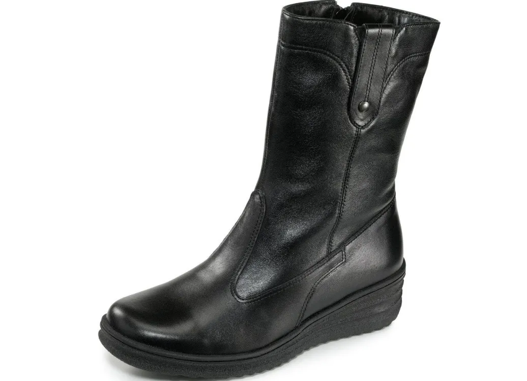 Clearance ELENA EDEN, gefütterte Damen-Stiefel, Winterschuhe, Weite H, mit Lammfell Damen Winterschuhe|Stiefel & Stiefeletten