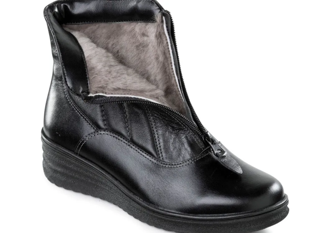 Sale ELENA EDEN, gefütterte Damen-Stiefeletten, Winterschuhe, Weite H, mit Lammfell Damen Winterschuhe|Stiefel & Stiefeletten