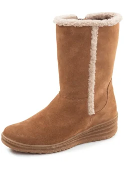 New ELENA EDEN, gefütterte Damen-Stiefel, Winterschuhe, Weite H, mit Lammfell Damen Winterschuhe|Stiefel & Stiefeletten