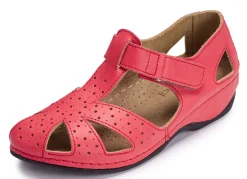ELENA EDEN, klassische Damen-Sandalen, Weite H, mit Klettverschluss Damen Sandalen
