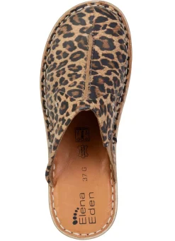 ELENA EDEN, klassische Damen-Clogs, Weite G, mit Gummizug Damen Clogs