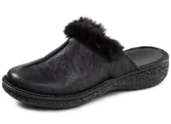 Outlet ELENA EDEN, klassische Damen-Clogs, Weite G, mit Plüsch Damen Clogs