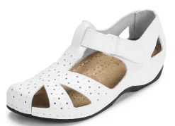 ELENA EDEN, klassische Damen-Sandalen, Weite H, mit Klettverschluss Damen Sandalen
