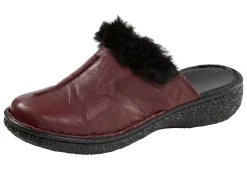 ELENA EDEN, klassische Damen-Clogs, Weite G, mit Plüsch Damen Clogs