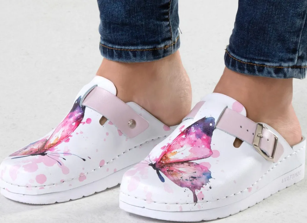 Outlet ELENA EDEN, klassische Damen-Clogs, Weite, G, mit verstellbarer Schließe Damen Clogs