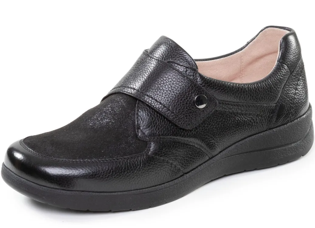Best ELENA EDEN, komfortable Damen-Slipper, Weite K, mit herausnehmbarem Fußbett Damen Slipper
