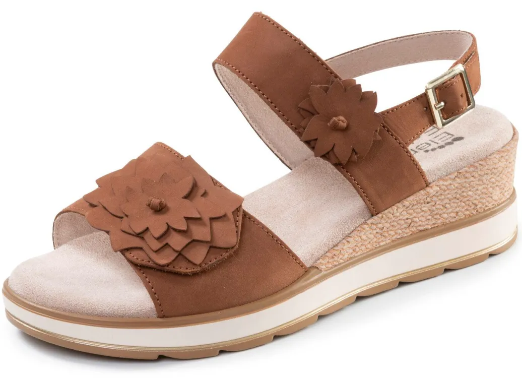 ELENA EDEN, leichte Damen-Sandaletten, Weite G, mit Klettverschluss Damen Sandalen