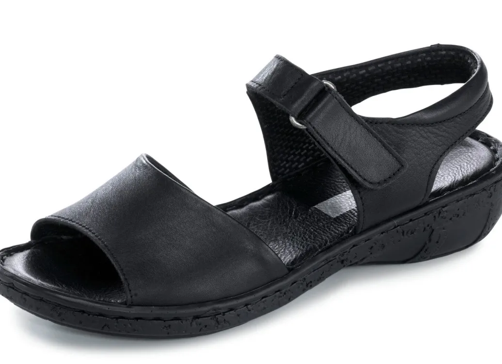 Clearance ELENA EDEN, modische Damen-Sandalen, Weite G, mit Klettverschluss Damen Sandalen