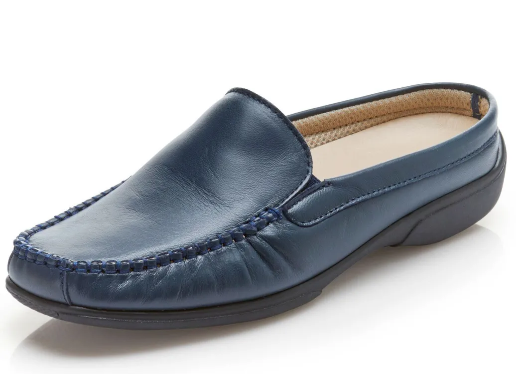 Discount ELENA EDEN Mokassin Sabot mit seitlich eingesetzen Gummizügen Damen Slipper