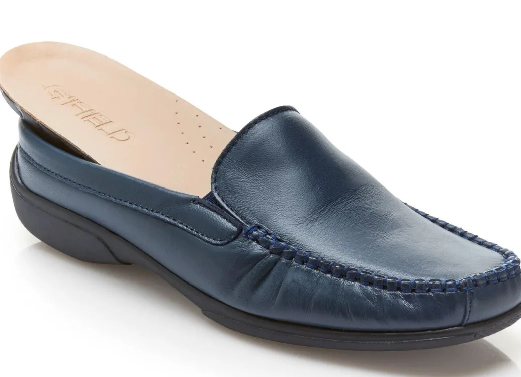 Discount ELENA EDEN Mokassin Sabot mit seitlich eingesetzen Gummizügen Damen Slipper