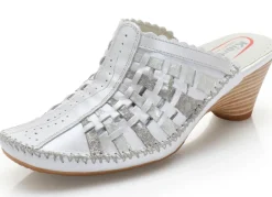Best ELENA EDEN Mokassin-Sabot mit Kontrast-Durchzügen Damen Pantoletten|Clogs