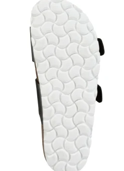 Sale ELENA EDEN Pantolette mit Glitzersteinchen verzierten Schließen Damen Pantoletten