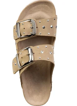 New ELENA EDEN Pantolette mit angesagtem Nietenbesatz Damen Pantoletten